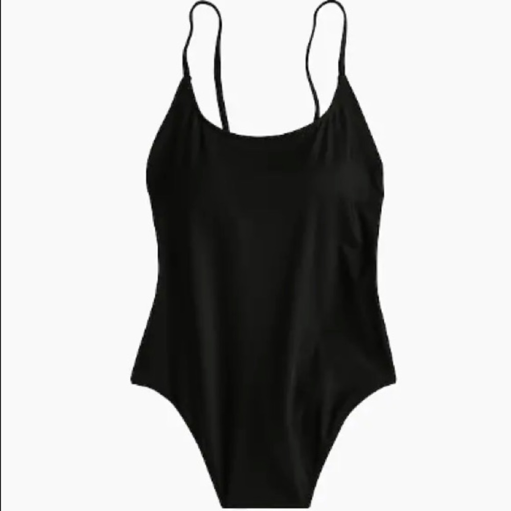 J crew swim suit (black)